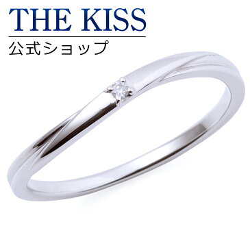 【ラッピング無料】【THE KISS sweets】【ペアリング】 K10ホワイトゴールド メンズ リング （メンズ単品） K-R1811WG ☆ ゴールド ペア リング 指輪 ブランド GOLD Pair Ring couple 【土日祝日もあす楽対応】