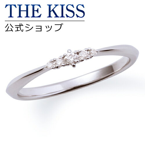 【ラッピング無料】【THE KISS sweets】 K10ホワイトゴールド ダイヤモンド レディースリング ☆ ダイヤモンド ゴールド レディース リング 指輪 ブランド Diamond GOLD Ladies Ring 【土日祝日もあす楽対応】