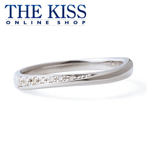 楽天THE KISS 公式ショップ【ラッピング無料】【THE KISS sweets】K10ホワイトゴールド ダイヤモンド リング☆【あす楽対応（土日祝除く）】