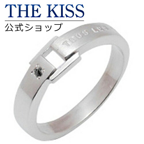 【ラッピング無料】THE KISS 公式ショップ シルバー ペアリング （メンズ 単品 ） ブラックダイヤモンド ペアアクセサリー カップル に 人気 の ジュエリーブランド THEKISS ペア リング 指輪 SRC153BKD 母の日【あす楽対応（土日祝除く）】