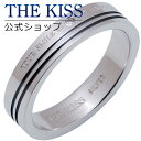 【SALE 50%OFF】【半額】THE KISS 公式ショップ シルバー ペアリング ( メンズ 単品 ) ダイヤモンド ペアアクセサリー カップル に 人気...