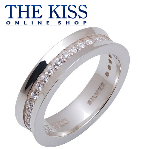 【무료우송】【즉납】【THE KISS】화이트 큐빅 실버 페어링