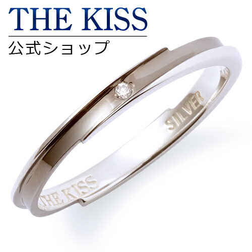 楽天THE KISS 公式ショップTHE KISS 公式ショップ シルバー ペアリング （メンズ 単品 ） ダイヤモンド ペアアクセサリー カップル に 人気 の ジュエリーブランド THEKISS ペア リング・指輪 記念日 プレゼント SR6028DM ザキス ブライダル 【あす楽対応（土日祝除く）】