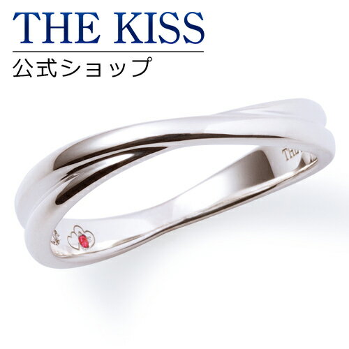 【SALE 50%OFF】【半額】THE KISS 公式ショップ シルバー ペアリング ( メンズ 単品 ) ダイヤモンド ペアアクセサリー カップル に 人気...