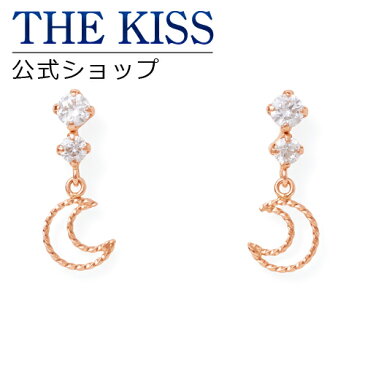 【土日もあす楽対応】THE KISS 公式サイト K10 ピンクゴールド ピアス キュービックジルコニア ピアス レディースジュエリー・アクセサリー ジュエリーブランド THEKISS レディースピアス 記念日 プレゼント AL-28CB ザキス 【送料無料】