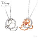 【THE KISS 公式ショップ】【ラッピング無料】【ディズニーコレクション】 ディズニー ネックレス ミッキーマウス ミニーマウス フェイスダブルチャーム T...