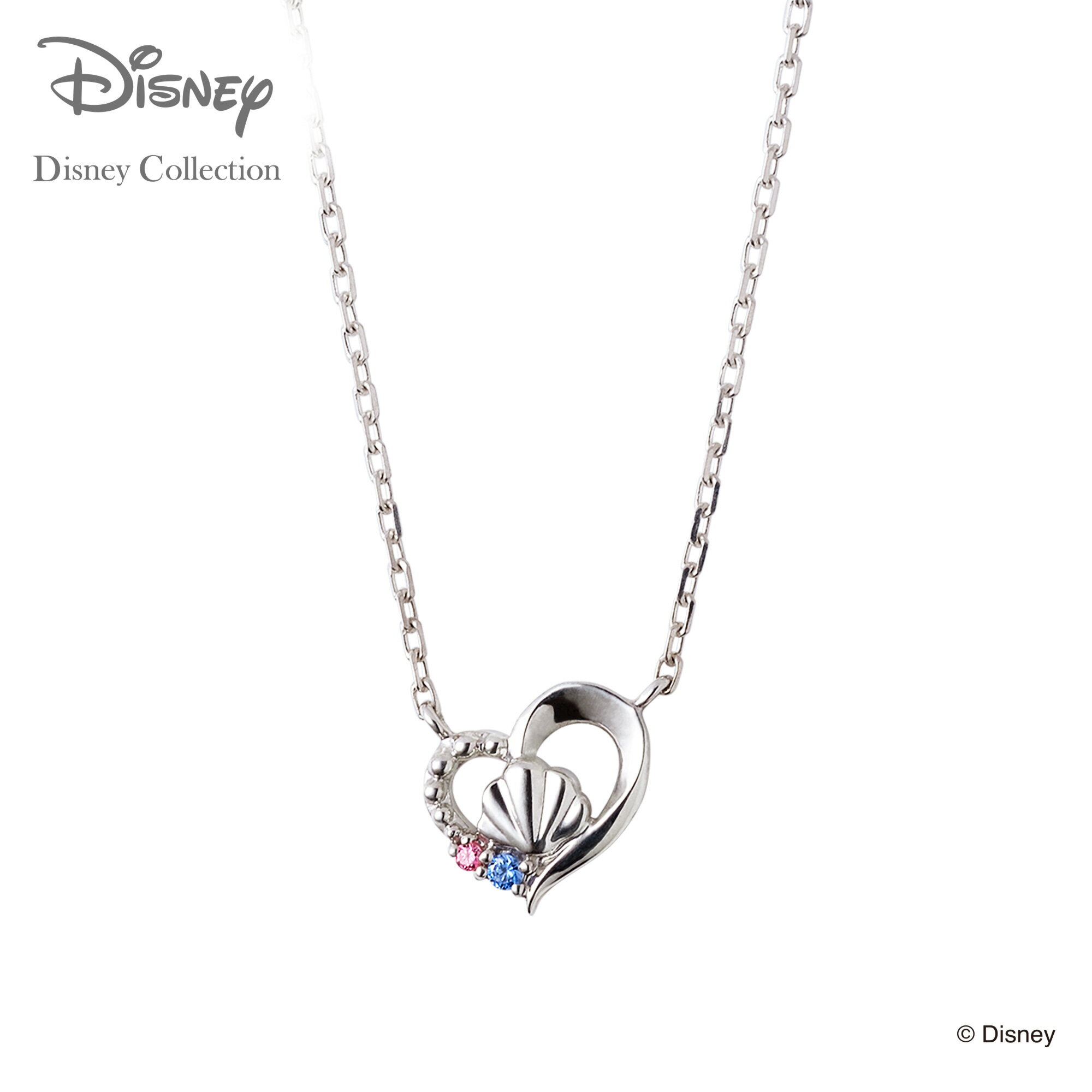 【ディズニーコレクション】ディズニー/ネックレス/ディズニープリンセスアリエル/THEKISSネックレス・ペンダントシルバーキュービック(レディース)DI-SN1815CBザキス【送料無料】【楽ギフ_包装】【Disneyzone】