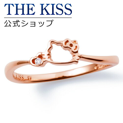 楽天THE KISS 公式ショップ【ラッピング無料】【ハローキティ×THE KISSコラボ】キティ PGコーティング レディースリング☆ シルバ- レディース リング 指輪 ブランド ☆ SILVER Ladies Ring couple【あす楽対応（土日祝除く）】