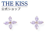 THE KISS 公式ショップ K10 ホワイトゴールド ピアス キュービックジルコニア ピアス レディースジュエリー・アクセサリー ジュエリーブランド THEKISS レディースピアス 記念日 プレゼント SA-114CB ザキス