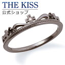【ラッピング無料】THE KISS 公式ショップ シルバー ペアリング (メンズ 単品 ) ダイヤモンド ペアアクセサリー カップル に 人気 の ジュエリーブ...