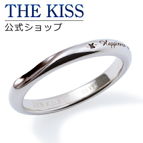 【ラッピング無料】THE KISS 公式ショップ シルバー ペアリング （メンズ 単品 ） ブラックダイヤモンド ペアアクセサリー カップル に 人気 の ジュエリーブランド THEKISS ペア リング 指輪 プレゼント SR458BKD 母の日【あす楽対応（土日祝除く）】