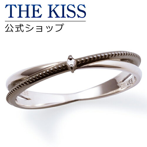 THE KISS 公式ショップ シルバー ペアリング （ メンズ 単品 ） ペアアクセサリー カップル に 人気 の ジュエリーブランド THEKISS ペア リング・指輪 SR6087DM ザキス ブライダル 【あす楽対応（土日祝除く）】