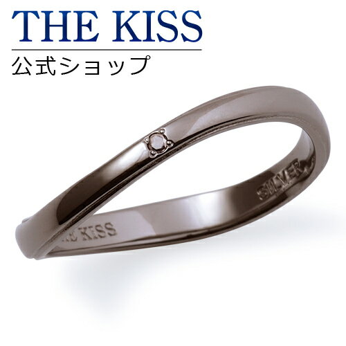 THE KISS 公式ショップ シルバー ペアリング （ メンズ 単品 ） ペアアクセサリー カップル に 人気 の ジュエリーブランド THEKISS ペア リング・指輪 記念日 プレゼント SR6089BKD ザキス ブライダル 【あす楽対応（土日祝除く）】