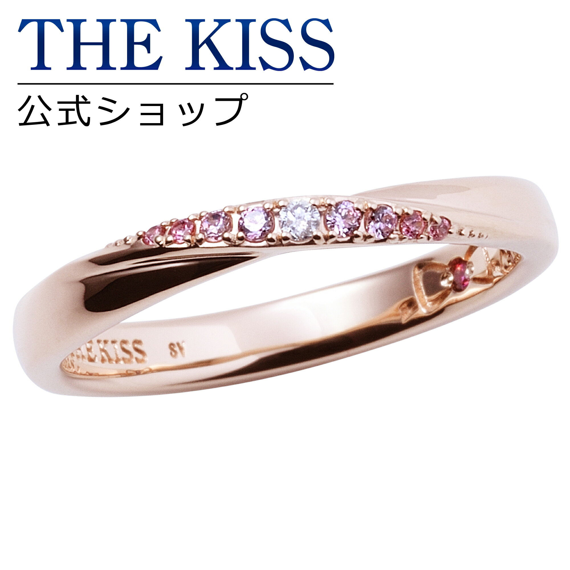 【2020年クリスマス限定】THE KISS 公式ショップ シルバー ペアリング （ レディース 単品 ） ペアアクセサリー カップル に 人気 の ジュエリーブランド THEKISS ペア リング・指輪 記念日 プレゼント 2020-01RPI-DM ザキス 【送料無料】 【土日祝日もあす楽対応】