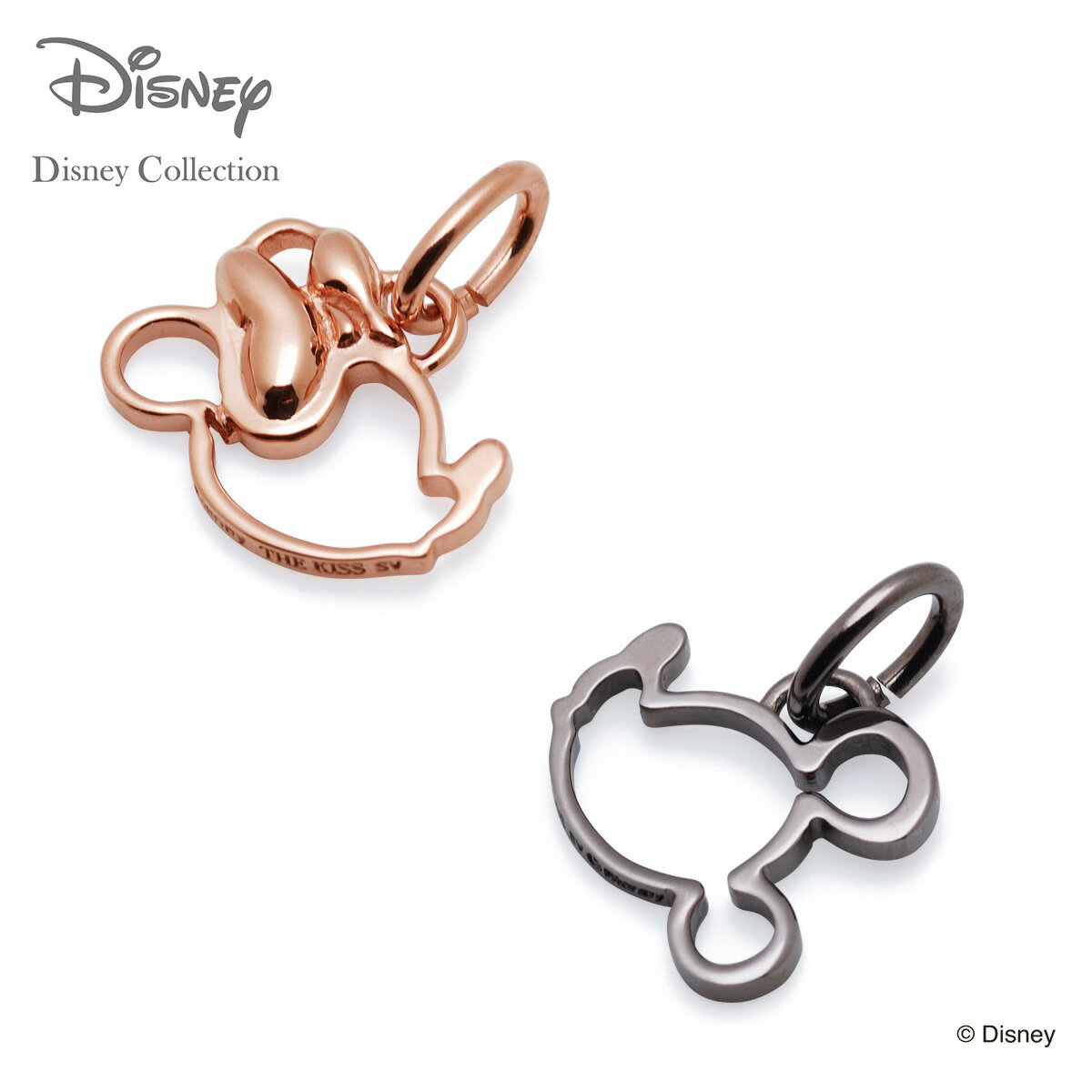 【THE KISS 公式ショップ】【ラッピング無料】【ディズニーコレクション】 ディズニー チャーム ミッキーマウス ミニーマウス THE KISS ペア ネッ...