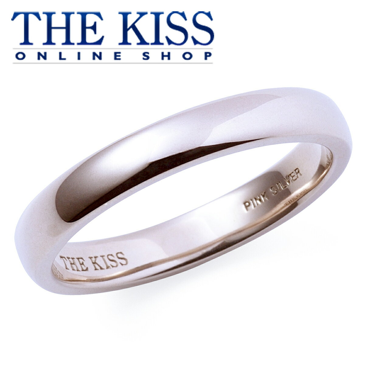 【ラッピング無料】THE KISS 公式ショップ ピンクシルバー ペアリング （ レディース 単品  ...