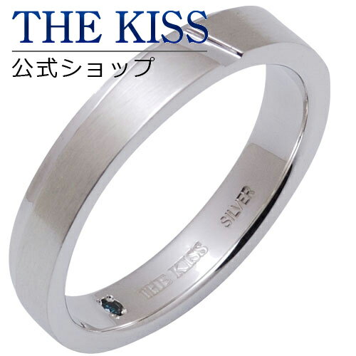 THE KISS 公式ショップ シルバー ペアリング （ メンズ 単品 ） ペアアクセサリー カップル に 人気 の ジュエリーブランド THEKISS ペア リング・指輪 SR1642BDM ザキス ブライダル 【あす楽対応（土日祝除く）】