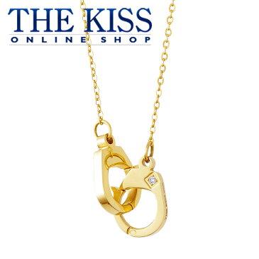 【あす楽対応】THE KISS 公式サイト ステンレス ペアネックレス (レディース 単品) ペアアクセサリー カップル に 人気 の ジュエリーブランド THEKISS ペア ネックレス・ペンダント 記念日 プレゼント TPD3073CB ザキス 【送料無料】
