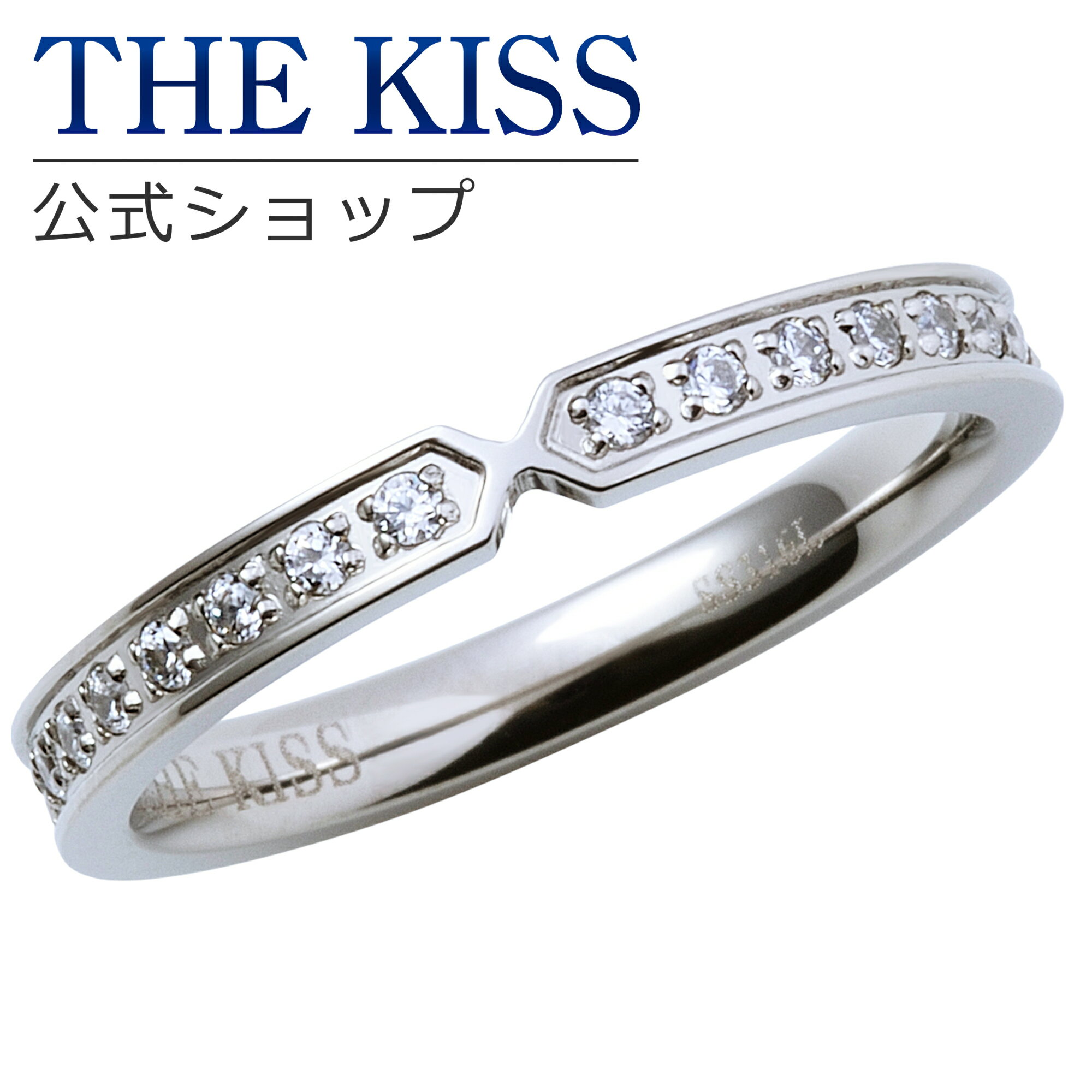 【ラッピング無料】THE KISS 公式ショップ ペアリング ペアピンキーリング 金属アレルギー対応 サージカルステンレス メンズ 単品 ペアアクセサリー カップル 人気 ジュエリーブランド THEKISS 指輪 プレゼント TR1021CB ブライダル【あす楽対応（土日祝除く）】