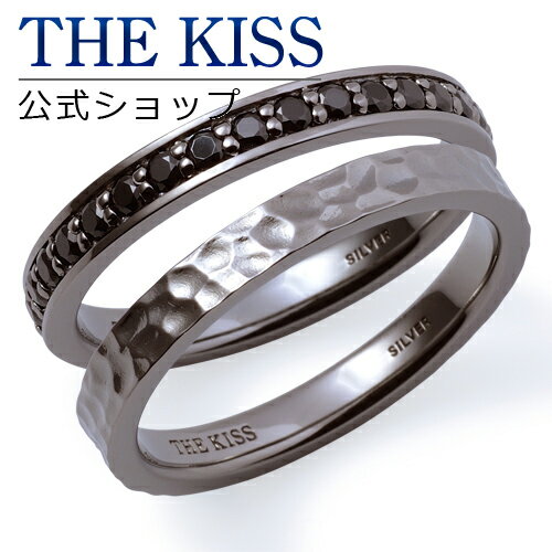 THE KISS 公式ショップ シルバー リング （ メンズ ） メンズジュエリー・アクセサリー ブラックキュービック ジュエリーブランド THEKISS BLACK リング・指輪 B-R4001SVCB ザキス 【送料無料】 ブライダル