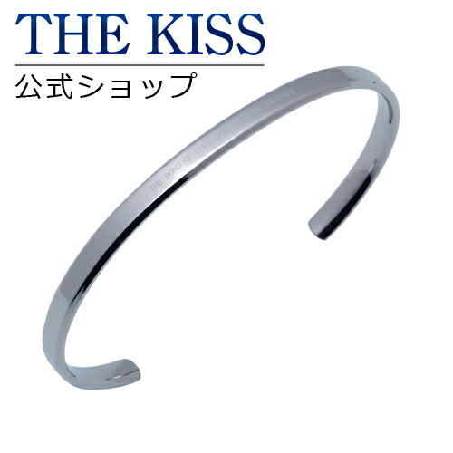 THE KISS 公式ショップ ステンレス ペアバングル （メンズ 単品） キュービック サージカルステンレス 316L ペアアクセサリー ジュエリーブランド THEKISS ペア バングル TBR3019CB-M ザキス 母の日 【あす楽対応（土日祝除く）】