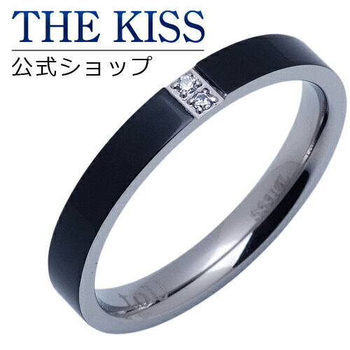 【ラッピング無料】THE KISS 公式ショップ ペアリング 金属アレルギー対応 サージカルステンレス （ メンズ 単品 ） ペアアクセサリー カップル 人気 ジュエリーブランド THEKISS 指輪 プレゼント TR3034CB 母の日 【あす楽対応（土日祝除く）】