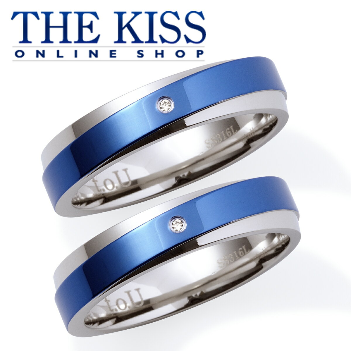 あす楽対応 The Kiss 公式サイト ステンレス ペアリング ペアアクセサリー カップル に 人気 の ジュエリーブランド Thekiss ペア リング 指輪 記念日 プレゼント Tr9035dm P セット シンプル ザキス 送料無料 Ocruyo オクルヨ