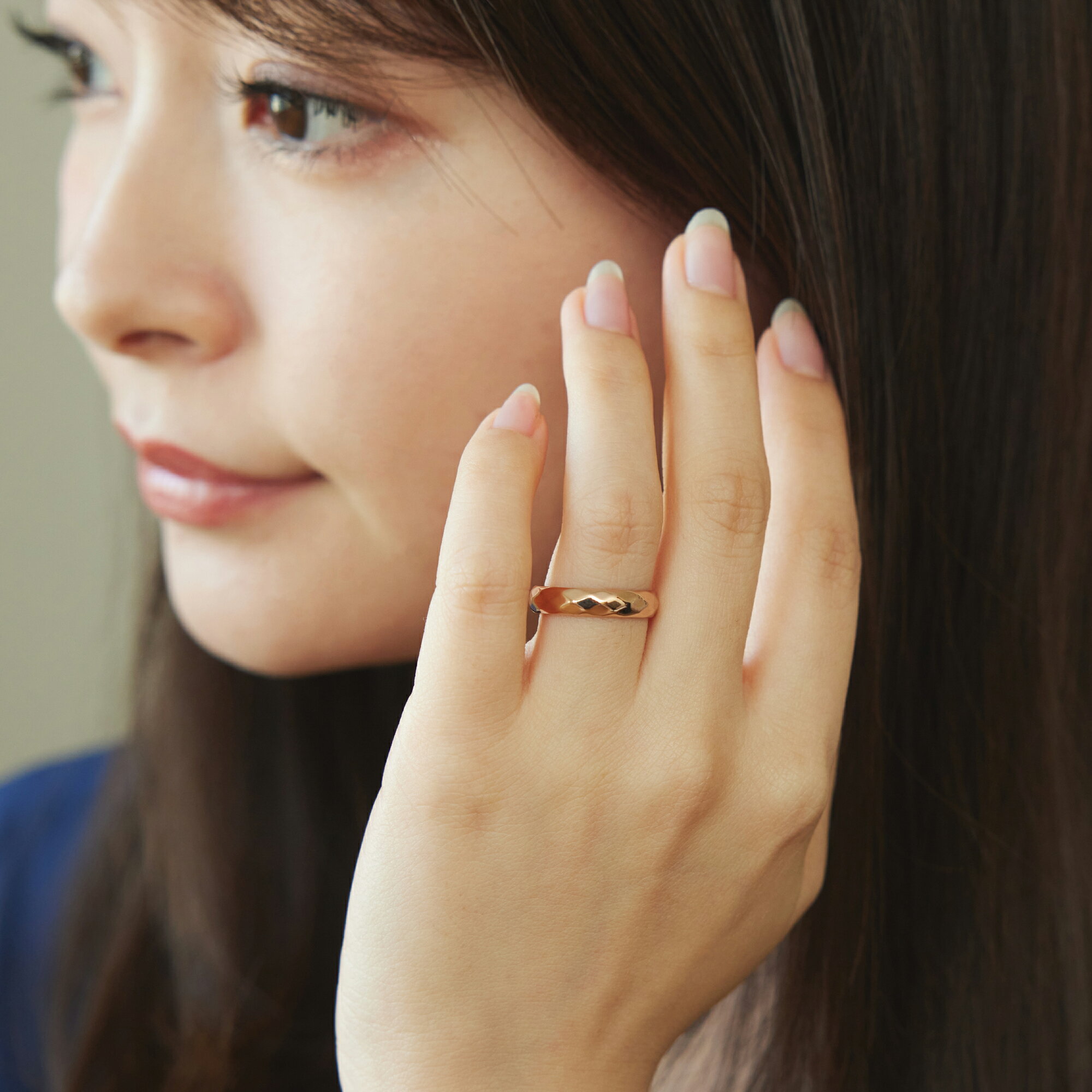 【ラッピング無料】THE KISS 公式ショップ 金属アレルギー対応 サージカルステンレス ペアリング カップル 人気 ジュエリーブランド THEKISS 指輪 TR1047-1048 セット シンプル 母の日【あす楽対応（土日祝除く）】