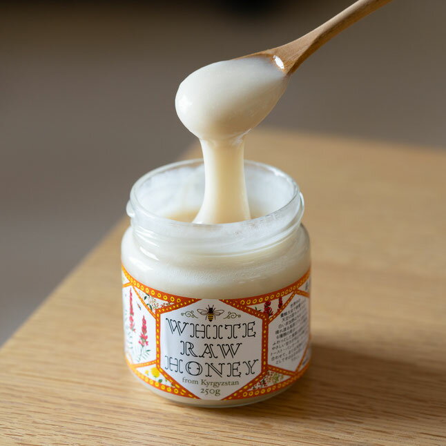 【正規品】★世界大会金賞受賞★キリギスの白いはちみつ！250g無農薬、無添加の天然酵素たっぷりな白い蜂蜜