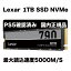 Lexar 1TB NVMe SSD PCIe Gen 44 ɹ: 7,400MB/s 񤭡6,500MB/s PS5ǧѤ M.2 Type 2280 ¢ SSD 3D NAND  LNM790X001T-RNNNG