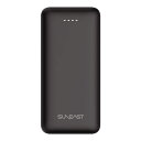 SUNEAST モバイルバッテリー 10000mAh ワイヤレス充電機能付 高速充電 最大PD20w マグネット装着 機内持ち込み可能 3台同時充電可能 pd qc充電 ブラック 国内正規品 SE-MBMWP0110BK