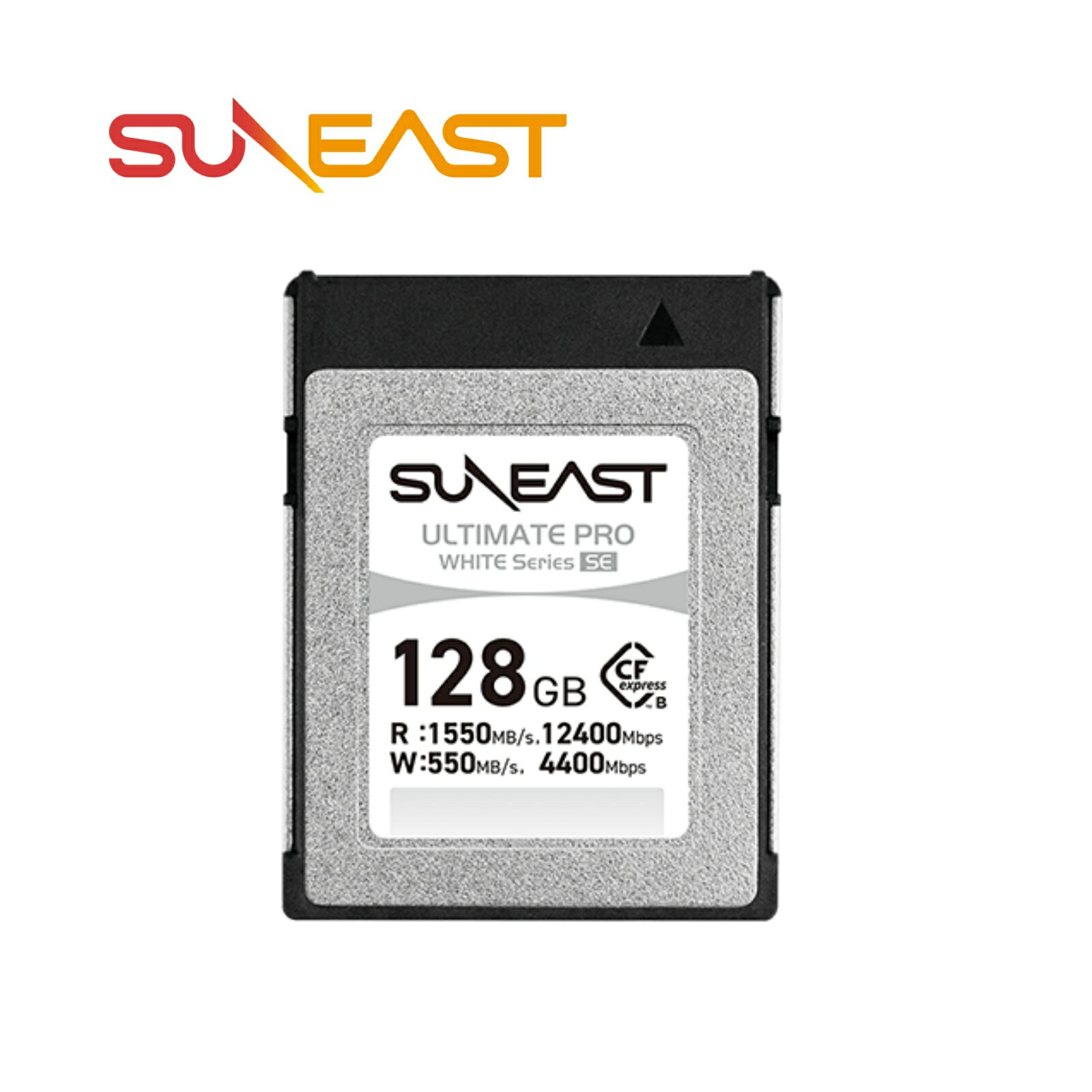 SUNEAST ULTIMATE PRO CFexpress Type B  128GB WHITE ꡼ TLC 8K Type-B ɹ1550MB/s ®ѥեޥ 550MB/s åϢ̤б CF 5ǯݾ SE-CFXB128GW1550