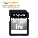 【正規代理店】SUNEAST SDカード 1TB SDXCカード UHS-II V60 最大275MB/s 高速データ転送 U3 4K UHD Class10 ...