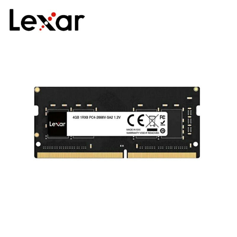 【正規代理店】Lexar DDR4 ノートPC用メモリ 4GB 2666MHz SO-DIMM 増設メモリ ノートパソコン用 メモリ..