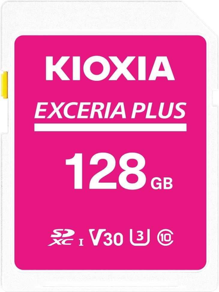 キオクシア KIOXIA 日本製 SDカード V30 UHS-I 64GB 128GB 256GB 512GB SDXCカード EXCERIA PLUS シリーズ UHS-I U3 V30 Class10 SDXC 4K対応 R:100MB/s W:60~85 高速撮影 4K動画 フルHD 撮影 旧東芝メモリ SDメモリカード 当店1年保証 並行輸入品