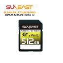 楽天ファストオンラインSUNEAST ULTIMATE PRO SDXCカード 512GB UHS-II V60 最大280MB/s U3 4K UHD プロフェッショナル メモリーカード 【国内正規品5年保証】SE-SDU2512GB280