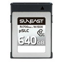 SUNEAST ULTIMATE PRO CFexpress Type Bカード 640GB pSLC Series SE-CFXB640S1700