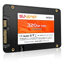 SUNEAST 2.5インチ SSD SATA3 320GB 内蔵SSD PS4 対応 6Gbps 3D TLC NAND採用で省電力・高速・高コストパフォーマンスを実現 ウルトラブック 薄型ノート(YF)SE800-320GB