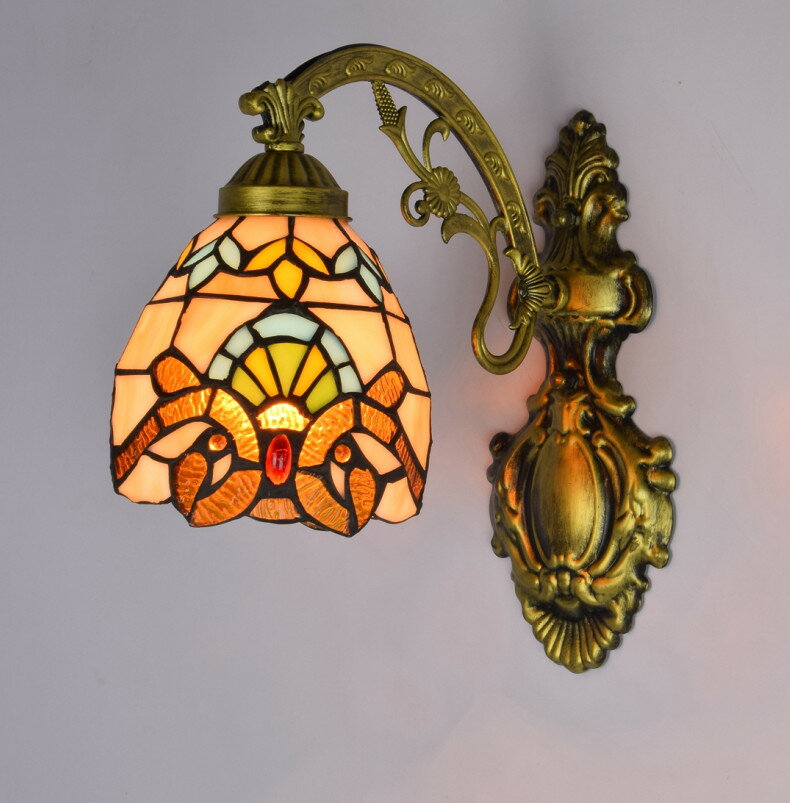 ブラケットライト 北欧 壁掛け照明 照明 照明器具 おしゃれ 壁掛けライト ステンドグラス 室内照明 インテリア アンティーク 玄関照明 照明 LED ウォールライト