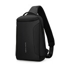 ボディバッグ ウエストポーチ メンズ バッグワンショルダーバッグ大容量 チェストバッグ ipad収納 ショルダーバッグipadバッグ 軽量 ワンショルダー 多機能 ウエストポーチ 男女兼用 通勤 斜めがけ 肩掛け スポーツバッグ 表面撥水加工(4)