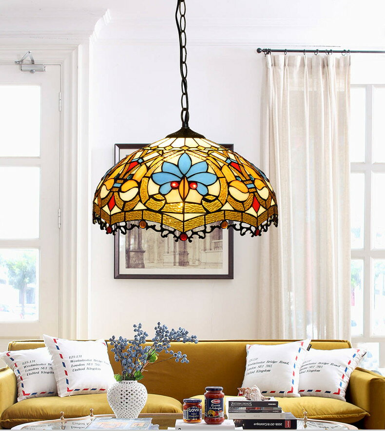 ペンダントライト 天井照明 アンティーク 吊下げ灯 室内照明 ペンダントライト レトロ 照明 照明器具 シーリングランプ 玄関照明 カフエ風 [2]