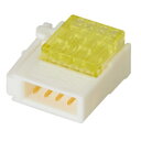 FAUbon 楽天市場店で買える「ユーボン 37A04-D162-W00(10個入) ワイヤーマウント プラグ  e-CON準拠コネクタ(4ピン)AWG26-20公称断面積0.12-0.5被覆外径φ0.8-1.6mm」の画像です。価格は1,980円になります。