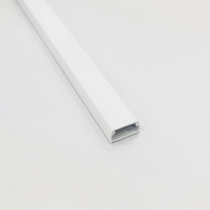 ユーボン EML-3T-W（1m）（白） 配線用Eモール 両面テープ付 適用サイズVVF2.6×2C 2条