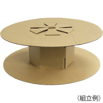 ユーボン　組み立て式　ダンボールボビン（1個入）段ボール製ボビン