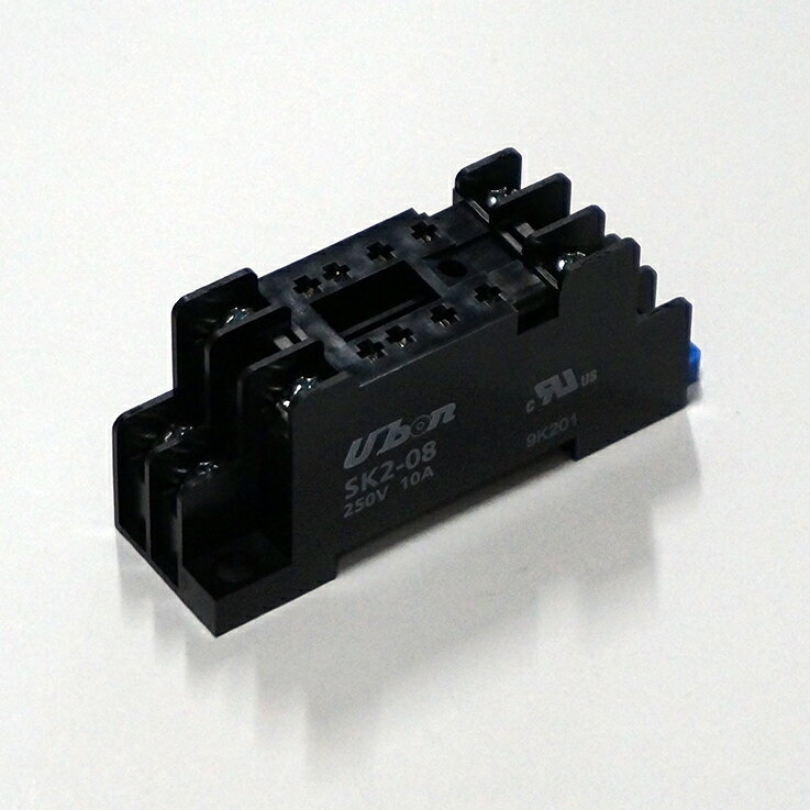 ユーボン　SK2-08　表面取付リレーソケット（8ピン）
