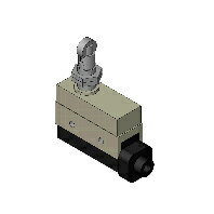 オムロン　D4MC-5040 セミコンパクト封入スイッチ パネル取り付けクロス・ローラ・プランジャ形 φ12.7×5 接点構成1c