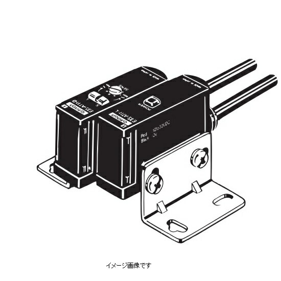 オムロン E3S-AT11 2M アンプ内蔵光電センサ 透過形 ヨコ形 コード引出タイプ 検出距離7m NPN出力