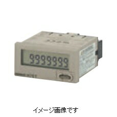 オムロン　H7ET-NV-300 小型タイムカウンタ 48×24mm 7桁〈0.0h～999999.9h/0.0h～3999d23.9h〉 電圧入力DC4.5～30V 加算 停電記憶 リセットキー ライトグレー ねじ締め端子