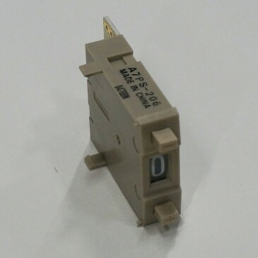 オムロン　A7PS-206　サムロータリスイッチ スイッチ本体（1スイッチユニット） ワンタッチ取りつけ（表面取りつけ） 表示文字高さ10進（6.8mm） ライトグレー はんだつけ端子
