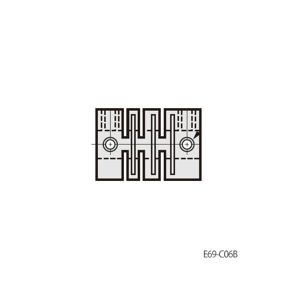 オムロン　E69-C06B　ロータリエンコーダ用カップリング　樹脂製 軸内径φ6外径φ15 E6B2-C、E6C2-C、E6D-C用